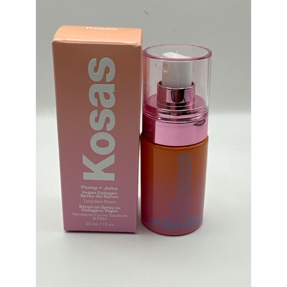 Kosas Plump + Juicy Vegan Collagen Spray-On Serum Total‎ Skin Reset 1 fl oz BNIB